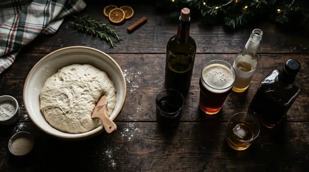 Alcoholic Beverages and Unbaked Dough